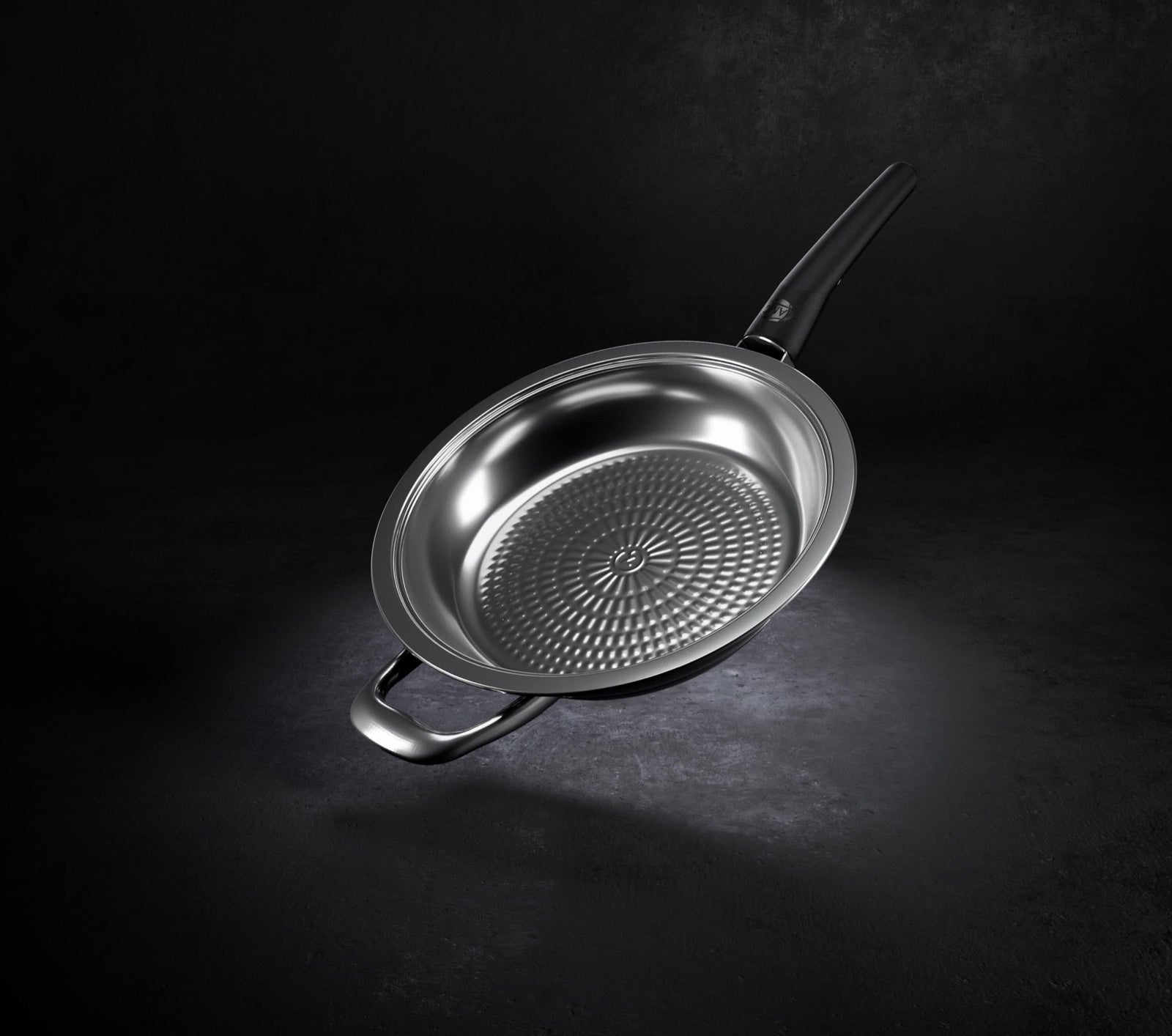 Sartén HotPan de AMC con superficie de cocción de acero inoxidable sin recubrimiento